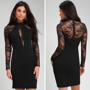 Lulus Lace Bodycon Dress